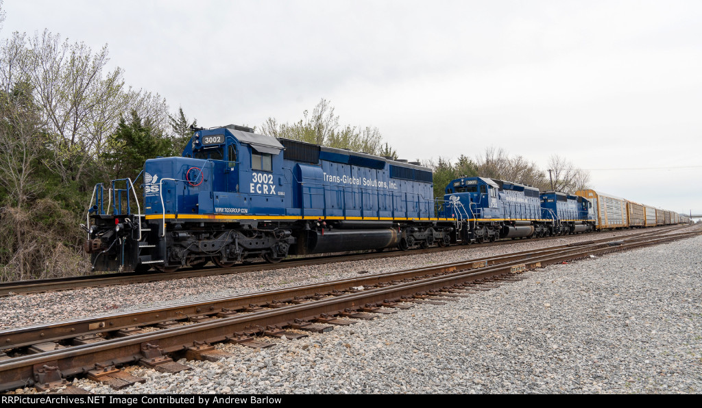 ECRX EMD Trio at Dallas Intermodal 2